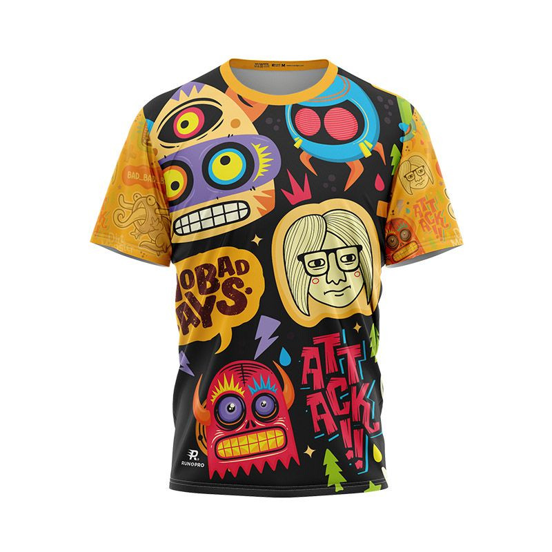 CAMISETA MANGA CORTA FUN HOMBRE Talla XS Color 77 - ATTACK